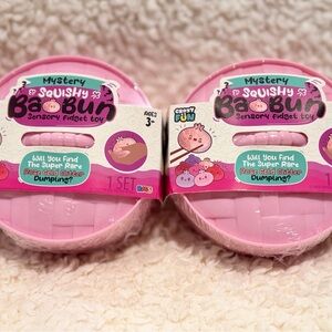 Mystery Squishy Bao Bun Sensory Fidget Toy - Pink